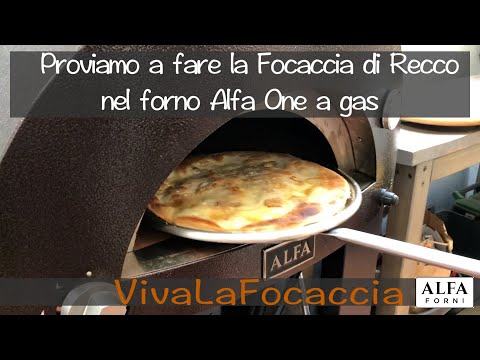 Focaccia di Recco nel Forno Alfa One