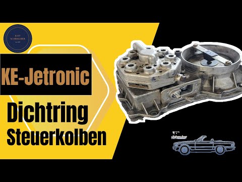 KE-Jetronic - Replacing the sealing ring on the fuel distributor control piston - Mercedes R107, ...