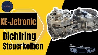 KE-Jetronic: Wymiana uszczelki tłoka rozdzielacza paliwa - Mercedes R107 i inne