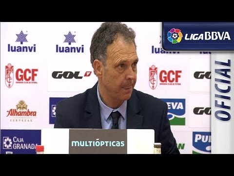 Rueda de Prensa de Caparrós tras el Granada CF (0-2) Levante UD - HD | مؤتمر صحفي كاباروس