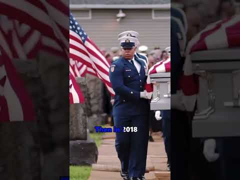 his flag waited 81 years to be folded for him 🇺🇸💔 #history #wwii