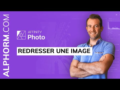 Comment redresser une image sous Affinity Photo Vidéo Tuto