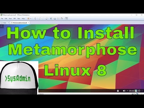 How to Install Metamorphose Linux 8 Panther + VMware Tools on VMware Workstation Tutorial [HD]