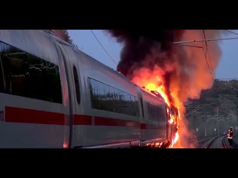 Flammeninferno: ICE fängt Feuer