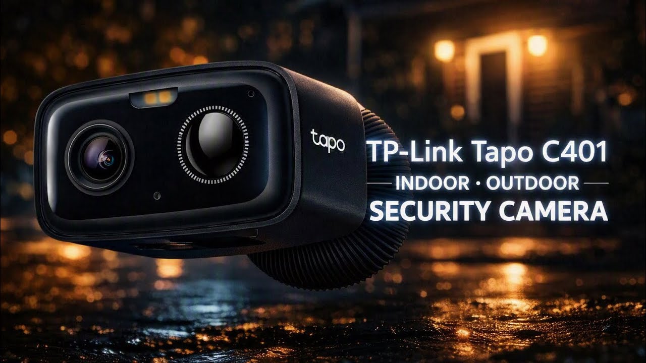 Miniatura da avaliação em vídeo de Câmera de Segurança Wi-Fi TP-Link Tapo TC40 Full HD 1080p