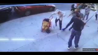 The Continued decay of Society. 90 yr old attacked, and Attacker not beat down.