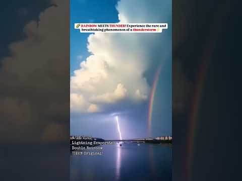 Thunderstorm from Rainbow ⛈️🌈