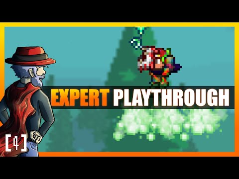 Terraria 1.3 Let's Play - Expert Mode Playthrough! EATER OF WORLDS [4] PC Gameplay