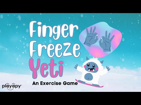 FINGER FREEZE YETI | Hand Exercise for Kids | Brain Break Fine Motor Activity