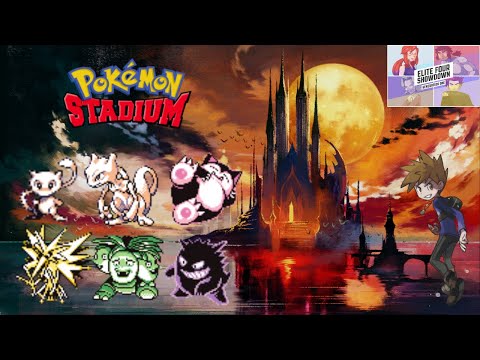 Pokemon Stadium Kaizo - Gym Leader Castle - Vs Elite Four and Gary - (R1)