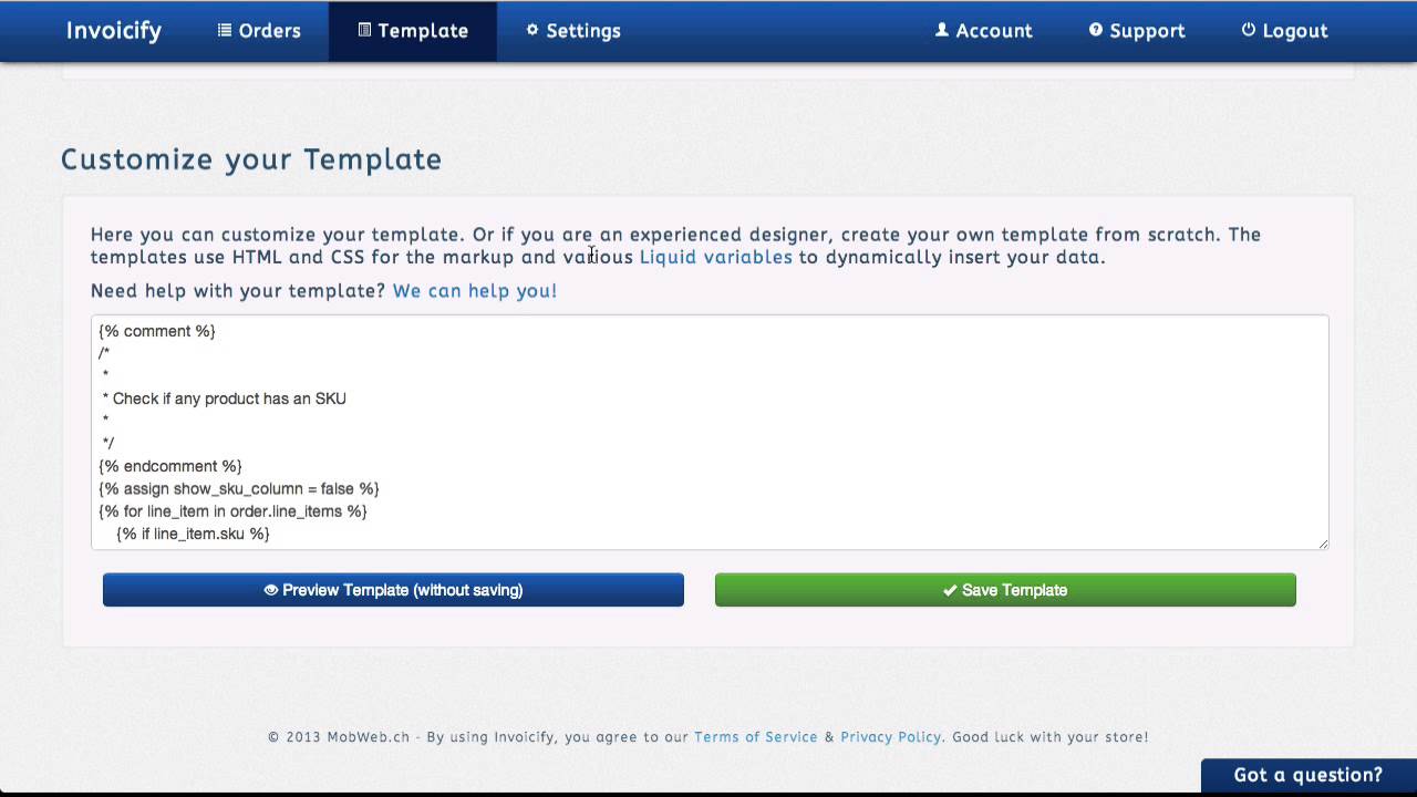 Invoicify ‑ Automatic Invoices Demo