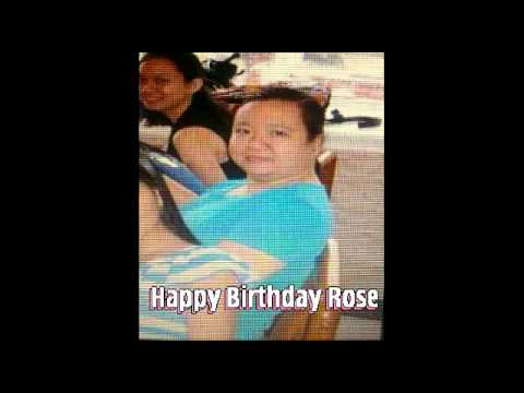 Happy Birthday Rosemarie