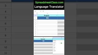 Translate languages with this template in Google Sheets