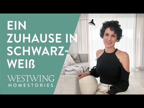 Roomtour | Monochrome Einrichtung | Wohnen in schwarz-weiß