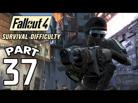 Fallout 4 Survival Difficulty SNIPER Walkthrough - Part 37 Corvega Assembly Plant 1080p 60FPS