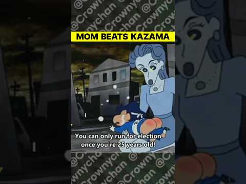 Mom Beats Kazama 😱 #shinchan #shorts #viral