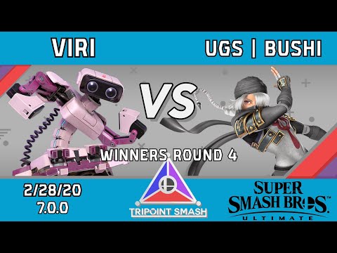 Tripoint Smash 99 - Winners Round 4 - Viri(ROB) Vs. UGS | Bushi(Sheik/Snake)
