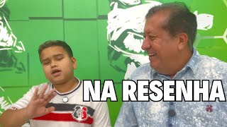 NA RESENHA COM ARTHUR TRICOLOR DO SANTA CRUZ O FENÔMENO DA INTERNET!