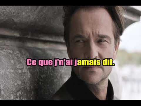 KARAOKÉ David Hallyday  Ma Dernière Lettre
