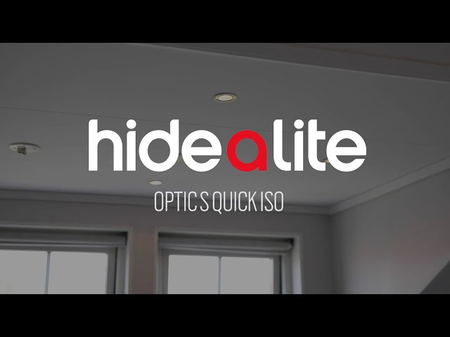 hide-a-lite Downlight optic s quick iso vit tune