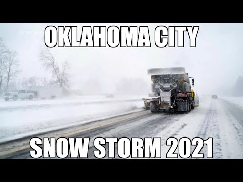 Oklahoma City snow storm 2-14-21