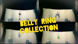 Trying on ALL my Belly Button Jewelry | Belly Button Ring Collection