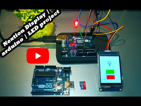 Nextion Display | arduino | LED project | Java institute for advanced technology #dragonbs #sinhala