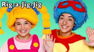 Dancing Through Town | Rig-a-Jig-Jig and More | Baby Songs from Mother Goose Club!