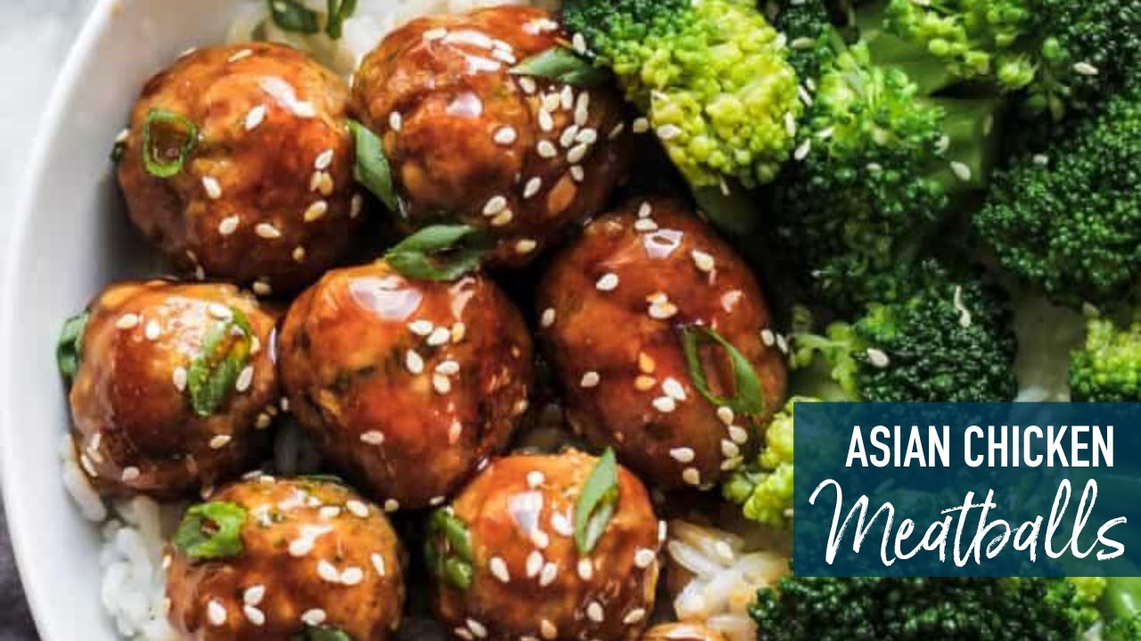 Asian Chicken Meatballs!