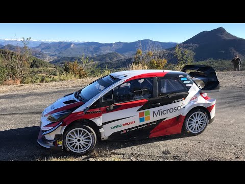 Toyota Yaris WRC - Rallye Monte-Carlo 2019 Tests - Ott Tänak / Martin Järveoja (HD)