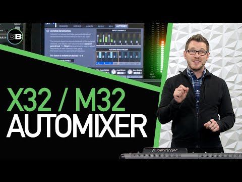 How to Use the Automixer on the Behringer X32 - Behringer X32 Automixer