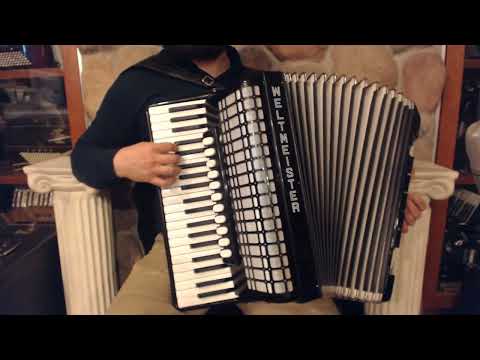 5399 - Excellent Black Weltmeister Achat Saphir Piano Accordion LMMH 41 120 $2499
