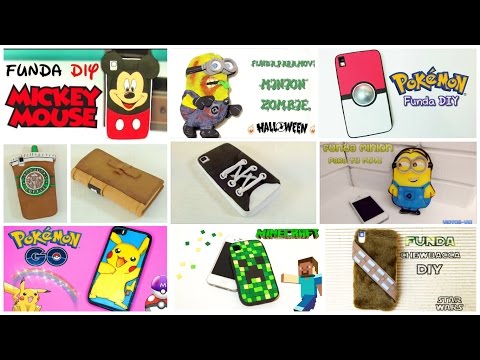 10 fundas para móvil o celular hechas a mano