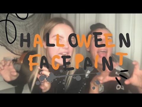 HALLOWEEN FACEPAINT | Laura and Georgia