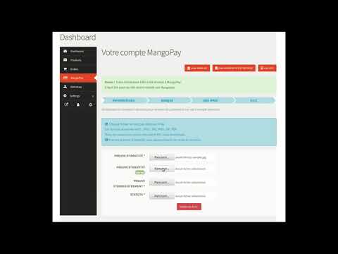 Plugin WCgatewaymp - Parcours vendeur étape 4 (Création compte MangoPay - Envoi des KYC)
