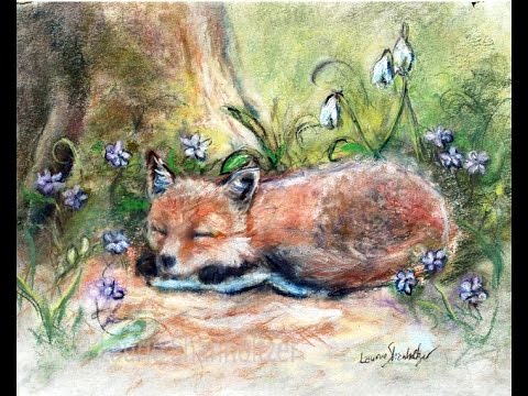 Sleepy Baby Animals Art By Laurie to the Night Song