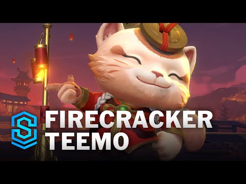 Firecracker Teemo Wild Rift Skin Spotlight