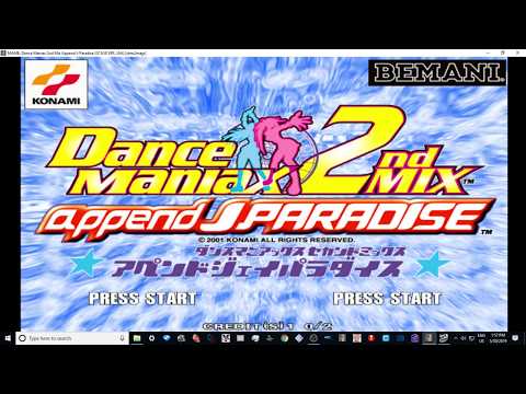 dance maniaX 2nd mix : append jparadise MAME 210 BGM WORKING 2019 1080p 60fps