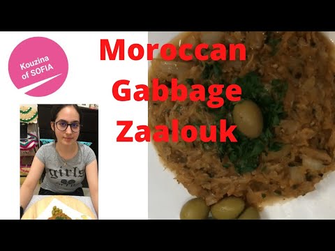 Moroccan Cabbage Zaalouk /Fast /easy and delicous π π