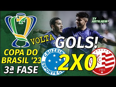 [Copa do Brasil '23] 3ª Fase | Volta | Cruzeiro 2 X 0 Náutico | Gols | TV ARTILHEIRO