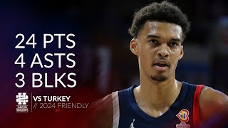 [情報] Wembanyama 法國vs土耳其 熱身賽數據