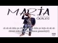 LETRA: J Quiles - Maria 2014 