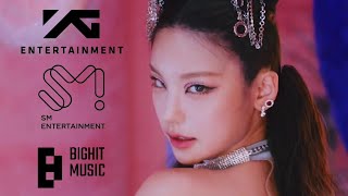 how would YG, SM &amp; BIGHIT makes a teaser for ITZY's "LOCO"