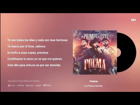 Los Primos Del Este - Poema (LETRA)