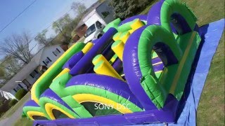 Wild Rush Obstacle Course rental Nashville TN, Jumping hearts Party Rentals La Vergne TN
