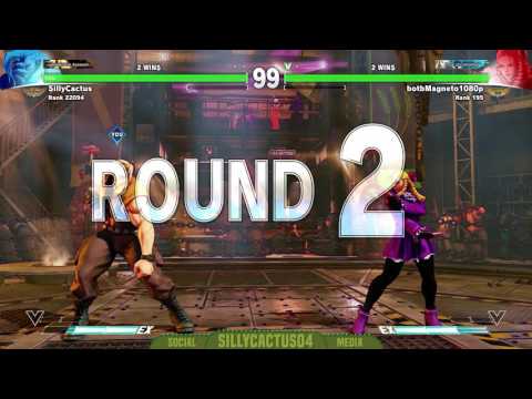 SFV - SillyCactus (Nash) vs. BOTB|Magneto1080p (Karin)