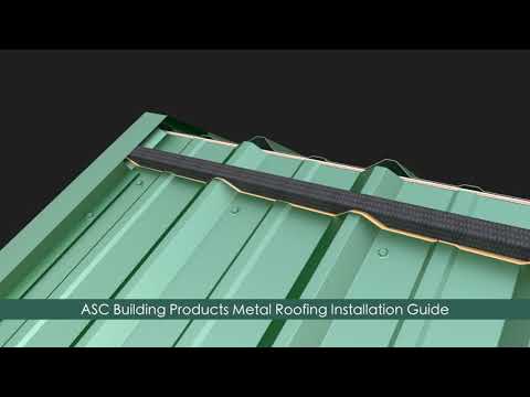 How to install Metal Roofing 3ft panels-ASC Building Products