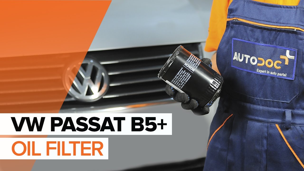 Kuidas vahetada VW Passat B5 Variant bensiin mootoriõli ja filtrit – õpetus
