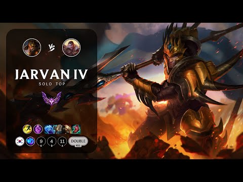 Jarvan IV Top vs Jayce - KR Master Patch 13.7