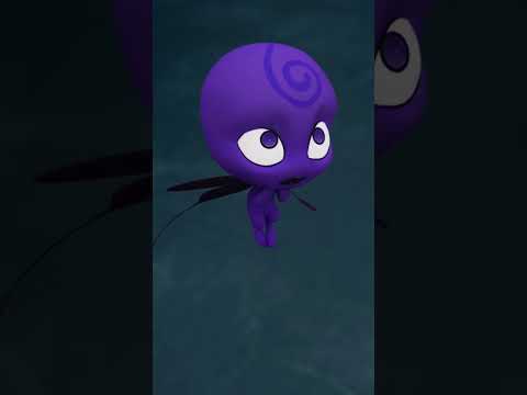 August Miraculers, meet your Kwami, Nooroo! 🦋 #miraculousladybug #kwami #hawkmoth #ladybug #catnoir